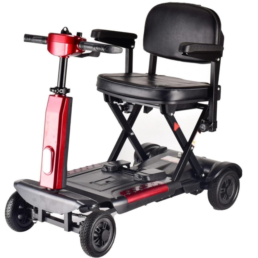 Compact Automatic Folding Travel Mobility Scooter